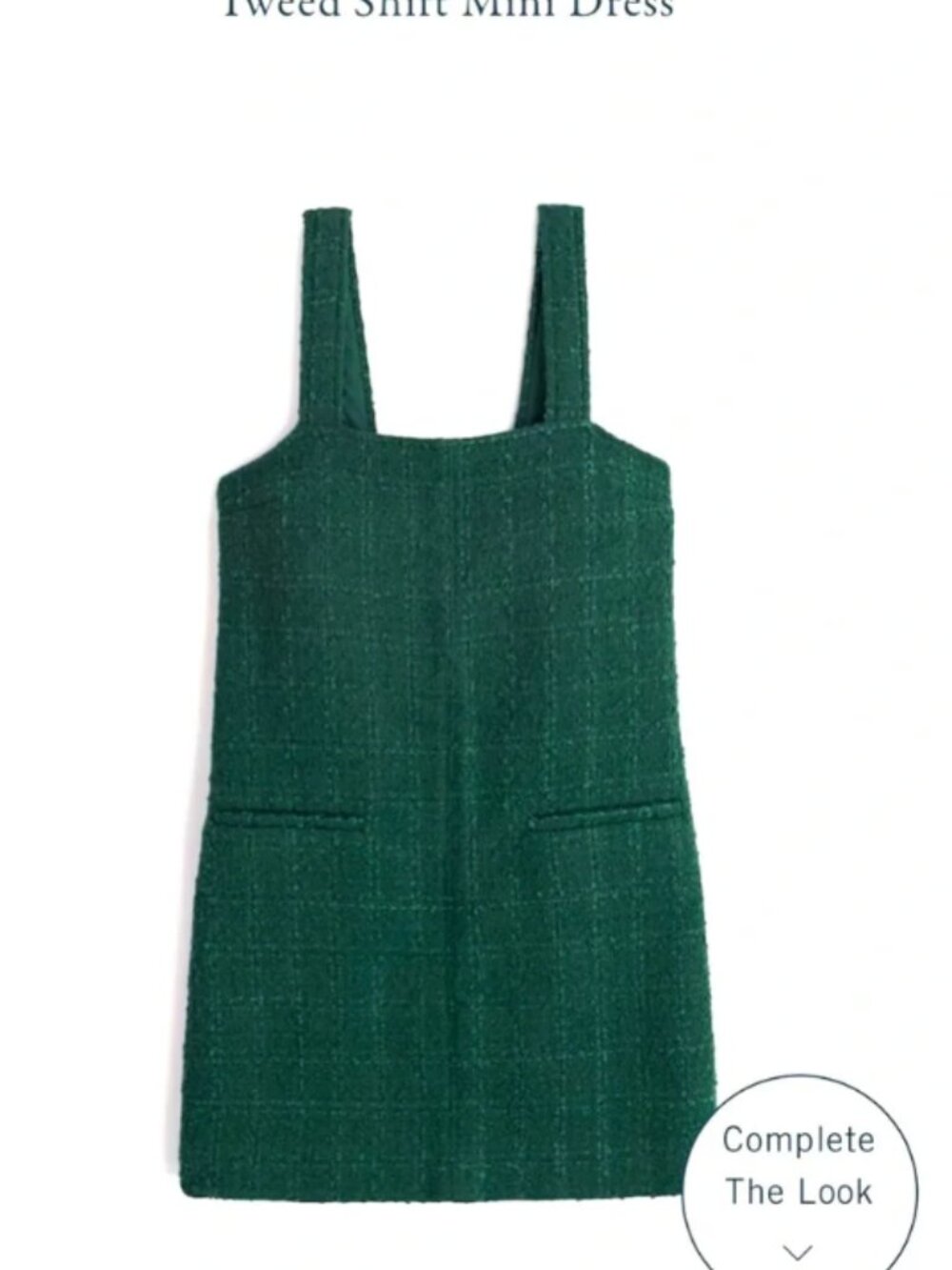 Abercrombie and Fitch Tweed Shift Mini Dress